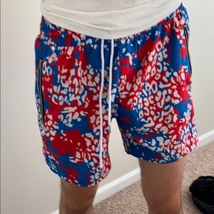 Patriotic Print Shorts